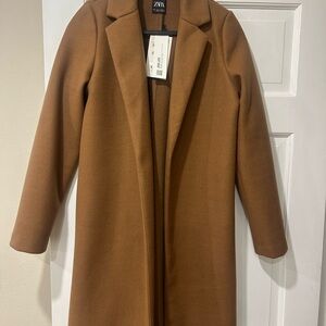 Zara Women's Brown Trench Coat, Brand New Never Worn!